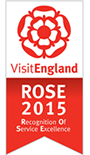VisitEngland Rose 2015 Recognition of Service Excellence